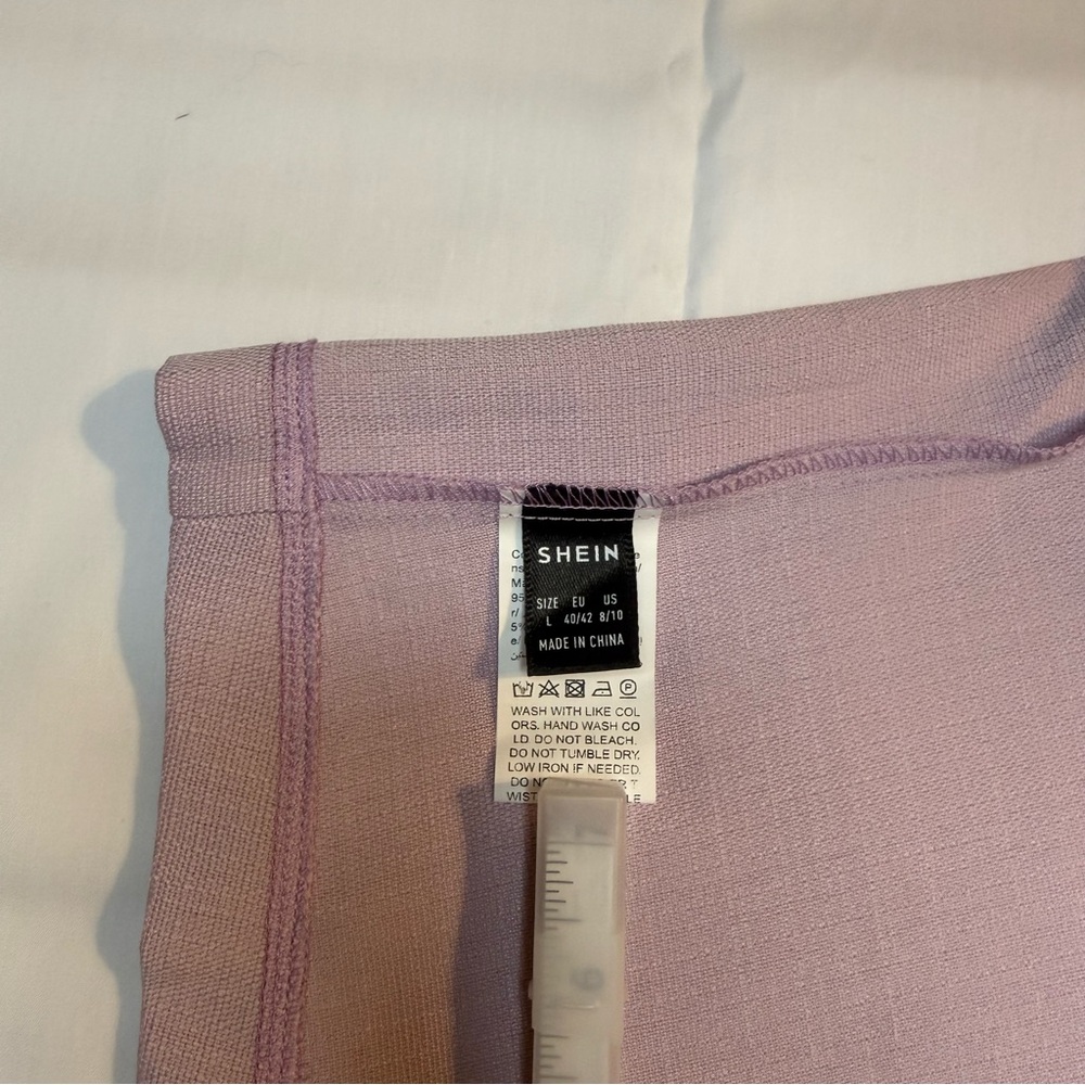 Vintage Coquette Cropped Blouse Dusty Rose Puff Sleeve - Picture 7 of 7